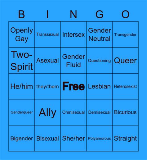 LGBTQ+ Bingo: Customize, Print, Play .